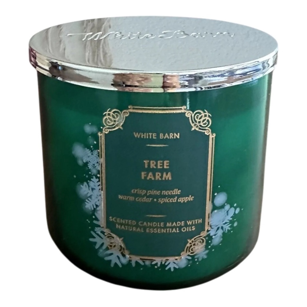 Bath and body works tree farm triple wick candle